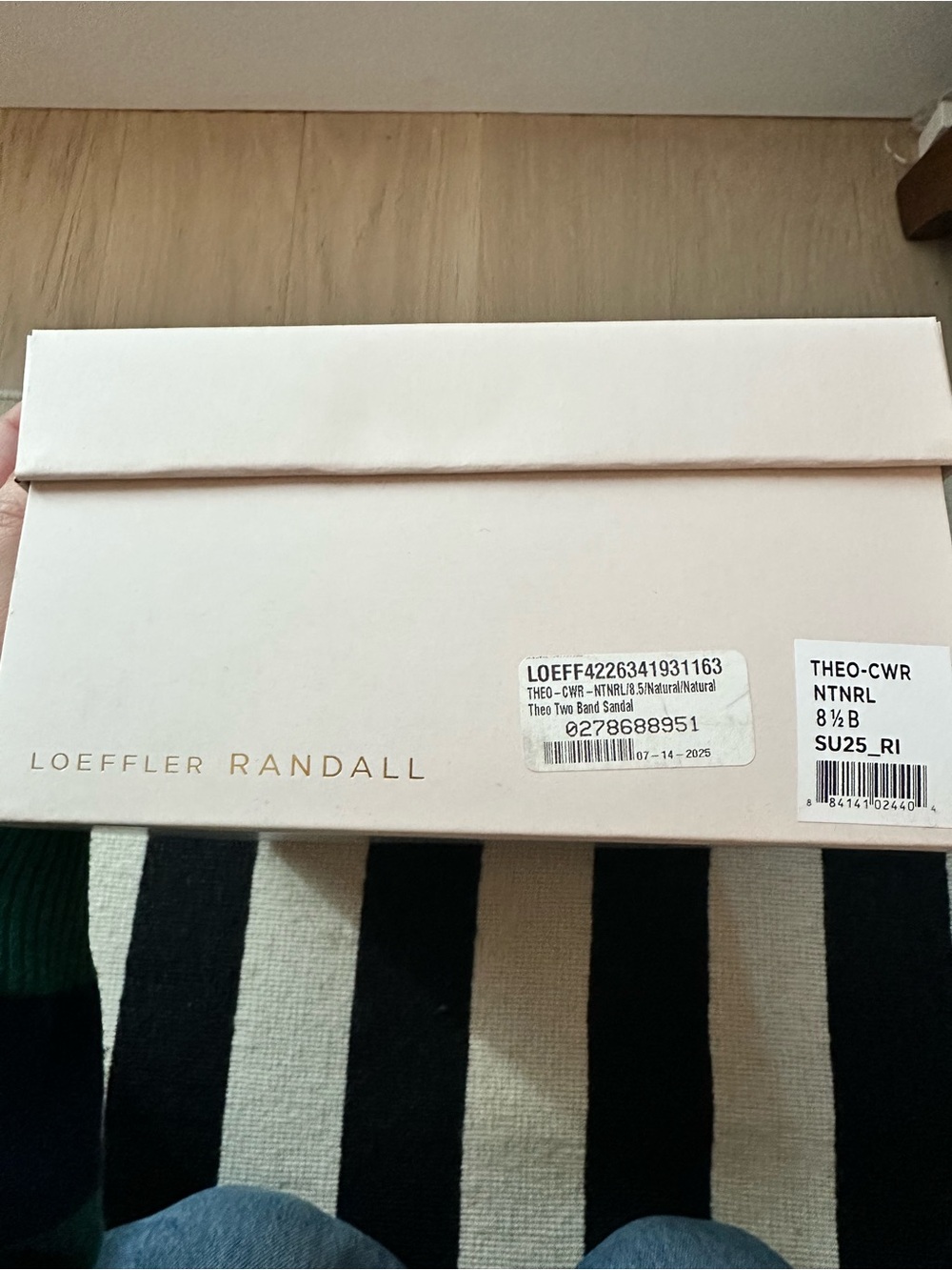 Loeffler Randall Nico Natural Two−Band Sandal - Picture 9 of 11
